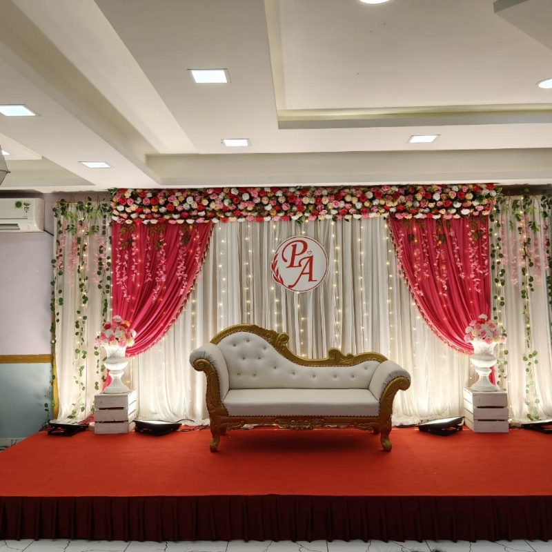 Elegant Wedding Stage Decoration in Chennai