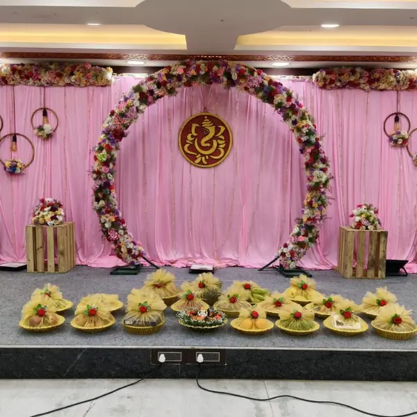 Outdoor wedding decoration services in Chennai