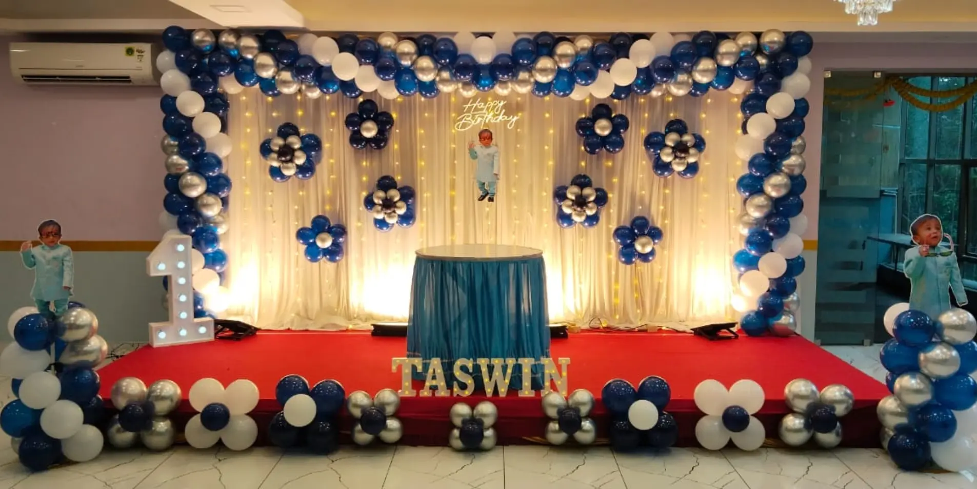 Elegant wedding stage decoration in Chennai